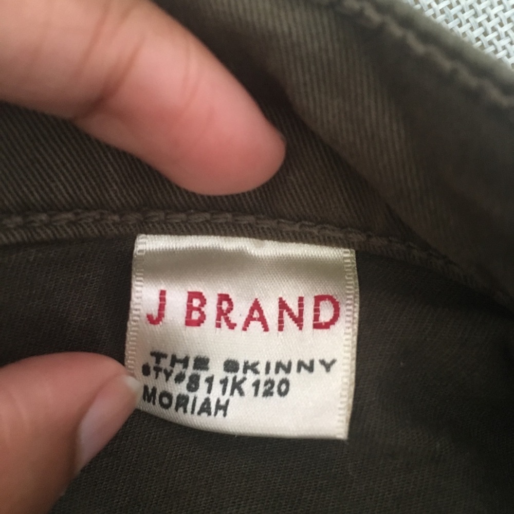 J Brand The Skinny Moriah Olive Jeans - Picture 8 of 8